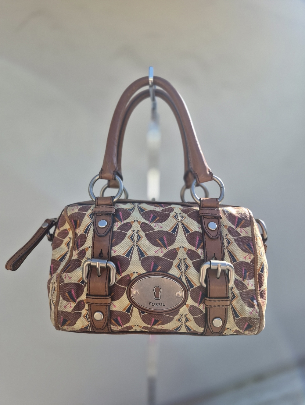Fossil Maddox Speedy Bird Boho Satchel - Picture 2 of 14